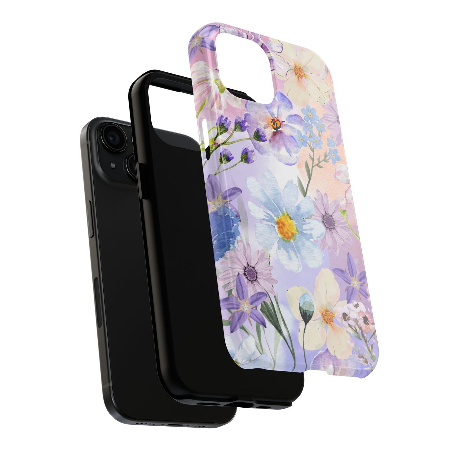 Floral Tough Phone Cases for Nature Lovers, Durable Phone Cover, Trendy Phone Accessory, Gift for Her, Spring Aesthetic Case, [...]