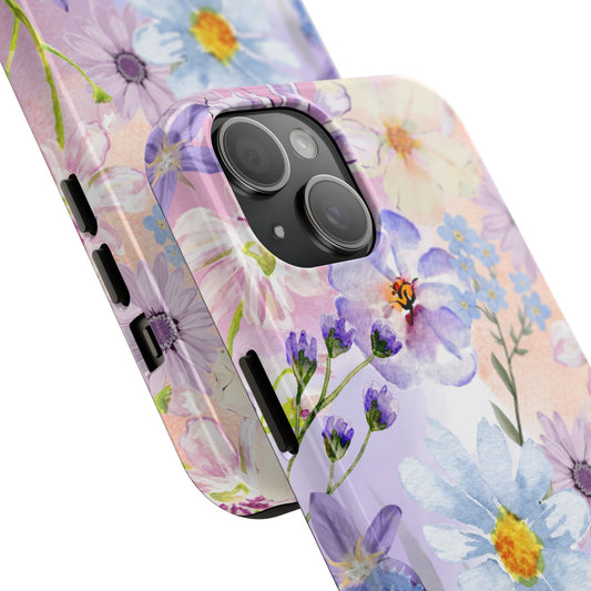 Floral Tough Phone Cases for Nature Lovers, Durable Phone Cover, Trendy Phone Accessory, Gift for Her, Spring Aesthetic Case, [...]