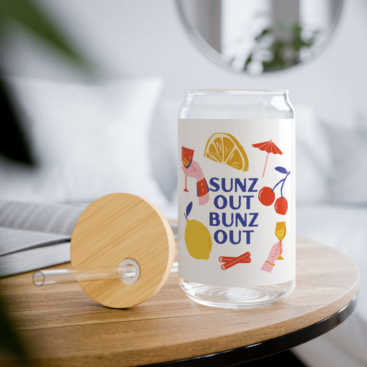 Sipper Glass, 16oz - Funny Quote Summer Cup, Hilarious Drinkware Gift, Humorous Reusable Tumbler, Sarcastic Beverage Container, Quirky Quote